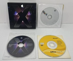 Apple Mac OS X Leopard 10.5 et mise à jour 10.5.6 installer DVD iWork Office Mac - Photo 1/11