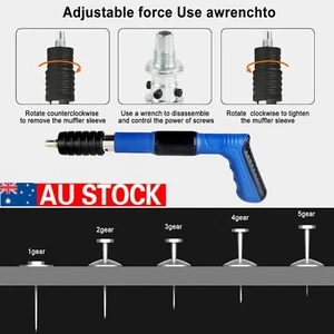 Woodworking Integrated Air Nailer, Manual Steel Nail Nailer for Red Brick Walls - Picture 1 of 17