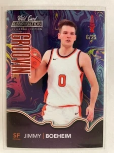 '21-22 Wild Card BKB "Red Chase - Blue Groovin" VIOLET Jimmy Boeheim /25 - Photo 1/2