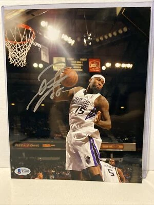 Foto firmada por DeMarcus Cousins Sacramento Kings 8x10 Beckett Foto 1 de 4