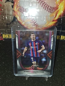 2022-23 Museo de la UEFA Robert Lewandowski #68 Barcelona Champions League - Imagen 1 de 2