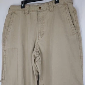 Pantalones de senderismo al aire libre Columbia para hombre color caqui tostado talla 34x32 - Imagen 1 de 8