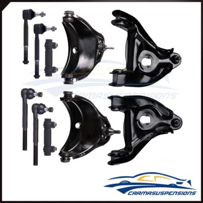 10Pc Front Upper Lower Control Arm Tie Rod Fits Chevy Express GMC Savana 2500 - Image 1 of 4