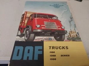 1956 DAF TRUCKS  Original  Sales Brochure    1100 1300 1500 Series   VERY RARE  - Picture 1 of 11