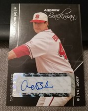 2008 Just Minors SIgning Date Black Edition Andrew Brackman Rookie Auto /25