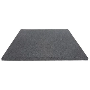 Fallschutzplatte 50x50x2 cm Schwarz Gummiplatte Spielplatzmatte - Bild 1 von 7