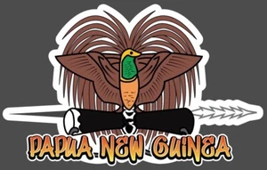 Papua New Guinea Waterproof Car Sticker 160 X 100 mm - Picture 1 of 4