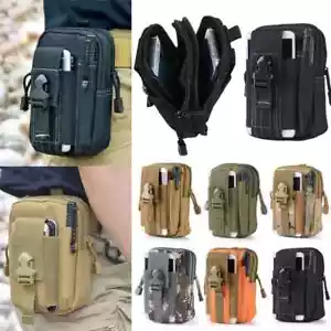 Paquete Cintura Bolso Pequeño Bolsillo Cinturón Militar Viaje Camping Hombres Bolsa Táctica - Imagen 1 de 22