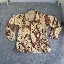 Vintage USGI Desert Camouflage Combat Coat Medium Regular Shirt Button Front 90s