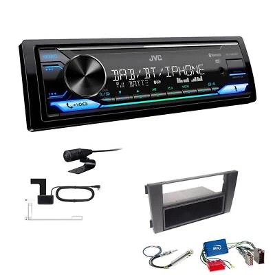 JVC Digital 1-DIN Autoradio DAB+ Bluetooth für Audi A6 Facelift OEM 2 DIN - Bild 1 von 4