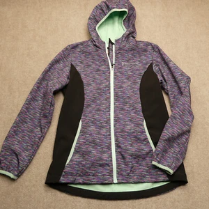 Free Contry Softshell Jacket Womens Size Medium Hooded Full Zip Fleece Lined - Picture 1 of 17