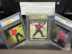 Tiger Woods 2001 gema como nueva 10 - ¡3 tarjetas! - Imagen 1 de 4