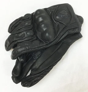 NEW ICON PURSUIT NON-PERFORATED BLACK STEALTH LEATHER WOMEN'S GLOVES - Bild 1 von 2