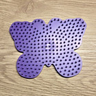 Bügelperlen Steckplatte Schmetterling, lila, Kunststoff Perlenplatte