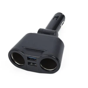 Allume-Cigare Multi Prise Triple Splitter Chargeur USB Adaptateur 12-24V - Photo 1 sur 24
