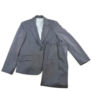 Garfield & Marks Damen grau Blazer Hose Anzug Set Made in USA Größe 8 - Bild 1 von 8