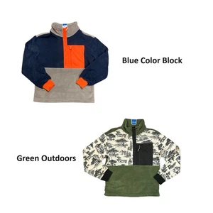 Member's Mark Boy's Easy Pull-On Half-Zip Fleece Pullover - Picture 1 of 5