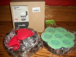 Lunalife 7 piece instant pot accessoies -7" spring pan, steamer basket, egg mold - Picture 1 of 2