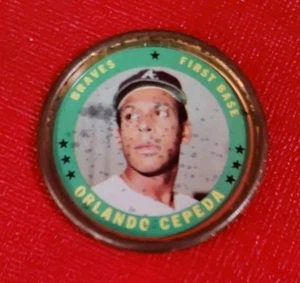 Moneta MLB Topps #61 Orlando Cepeda Atlanta Braves 1971 - Foto 1 di 2