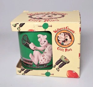 Wallace & Gromit Gift Mug Boxed 1996 The Wrong Trousers Train Chase Portico BBC - Foto 1 di 9