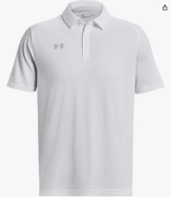 Polo técnico Under Armour para hombre (negro, blanco, gris) Foto 1 de 4