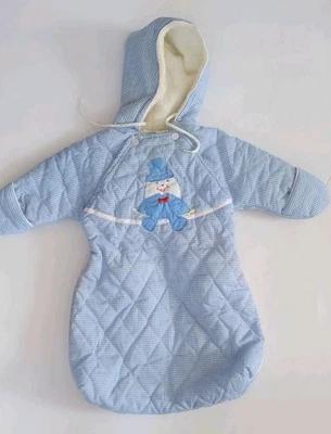 Saco de traje de nieve vintage para bebé Foto 1 de 4