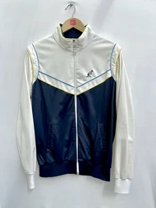 Australian L’alpina Removable Sleeve Track Jacket Navy White Italy Mens L 54 - Picture 1 of 14