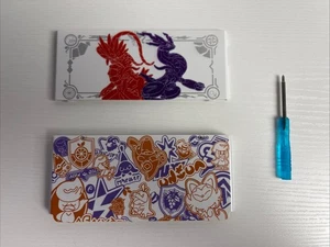Custom Pokemon Scarlet And Violet Plates For New Nintendo 3DS - Picture 1 of 6
