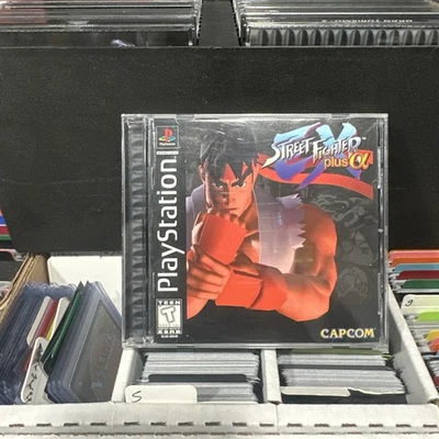 Street Fighter EX Plus Alpha ps1 1997 CIB Excellent shape Registration included  - Image 1 of 4