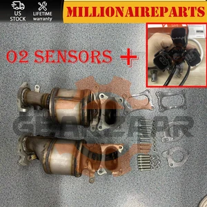 EXHAUST MANIFOLD CAT CONVERTER W/O2 SENSORS FITS HONDA PILOT 2009 10 11 12 3.5L - Bild 1 von 16