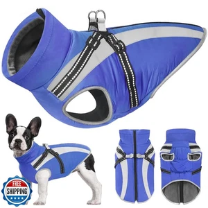 Mosucoirl Warm Dog Coats Vest, Waterproof Dogs Jacket Reflective Fleece Pet W - Picture 1 of 5