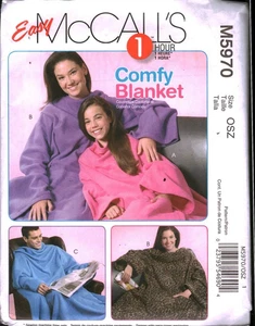 5970 Vintage McCalls SEWING Pattern Misses Girls Comfy Blanket UNCUT OOP Sew FF - Picture 1 of 2