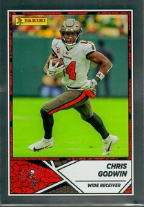 2024 Panini NFL Sticker & Card - SILVER FOIL Card Chris Godwin #42 Bucs - Picture 1 of 1