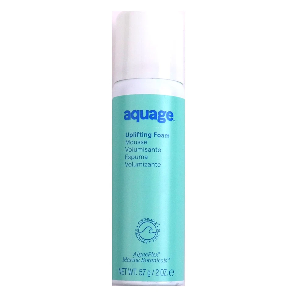 Mousse de peinado voluminizadora Aquage espuma edificante de 2 oz tamaño de viaje elevación de raíces de cabello Foto 1 de 1