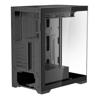 PC Gaming Case Mid-Tower Computer Case with 2 x 120 mm Fans for ATX Motherboard - Image 1 of 4