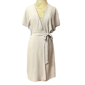 Topshop EE. UU. 4 Estilo Kimono Elastizado Crepe Envolvente Midi Vestido Bebé Azul - Imagen 1 de 5