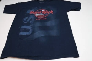 Camiseta Hard Rock Café para hombre talla L azul Orlando EE. UU. cuello redondo - Imagen 1 de 6