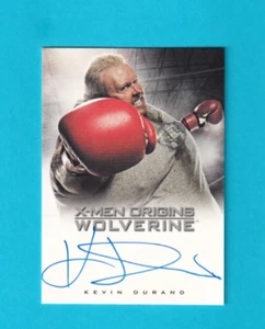 X-Men Origins Wolverine 2009 Autograph Card Kevin Durand - Fred J. Dukes - Picture 1 of 2