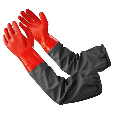 wasserdichte Teich Handschuhe Extra Langarm Voller Arm Handschuhe für Männer ... - Bild 1 von 4