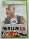 Microsoft Xbox 360, 2005 NBA Live 06 Complete Game In Good Condition