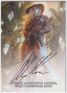 Tarjeta de autógrafo Project Superpowers Alex Ross 2011 - tarjeta PSA-AR1 - Imagen 1 de 1