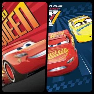 Lightning Mc Queen Throw Sherpa Borrego Silk 40" x 50" Cars Disney Pixar - Picture 1 of 10