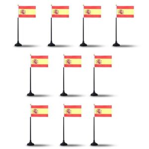 Sonia Originelli Mini Handfahnen mit Tischständer Fuß 10 Stück Set Spanien Spain