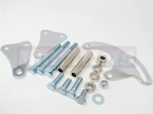Soporte de bomba de dirección asistida cromado SBC LWP se adapta a Saginaw GM A lata SB Chevy 350 - Imagen 1 de 5