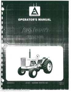 Allis Chalmers 220 Operators Manual - Bild 1 von 1