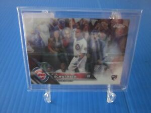 2016 Topps Chrome Kyle Schwarber #166 Waiving Variation SP Rookie RC