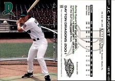 J.C. Huguet 2001 Grandstand Dayton Dragons #NNO Card *AutographDen*