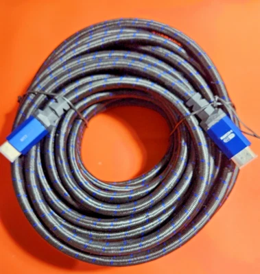 25 FEET Ritz Brand HDMI 2.0 Cable Braided Insulation NEW Items - Image 1 of 4