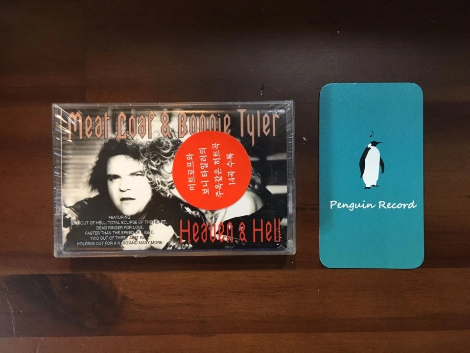 MEAT LOAF & BONNIE TYLER - HEAVEN & HELL CASSETTE TAPE KOREA EDITION SEALED - Image 1 of 4