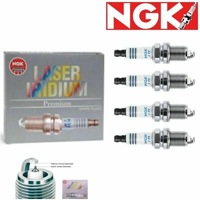 4 x Spark Plugs NGK Laser Iridium for 1996-1999 Subaru Legacy 2.5L H4 - Image 1 of 4